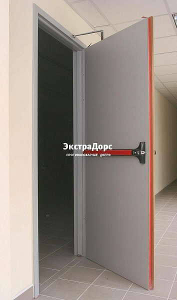 Дверь противопожарная металлическая глухая EI 90 с антипаникой в Красногорске  купить
