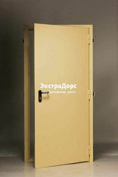 Дверь глухая противопожарная EI 30 ДМП желтая в Красногорске  купить