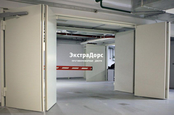 Складывающиеся автоматические противопожарные ворота в Красногорске  купить