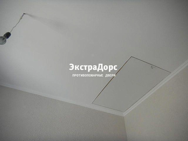 Белый противопожарный чердачный люк светло-серый в Красногорске  купить